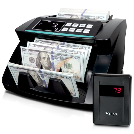 Kolibri Bill Counter with1,500 bills per min sort speed and advanced counterfeit detection Kolibri